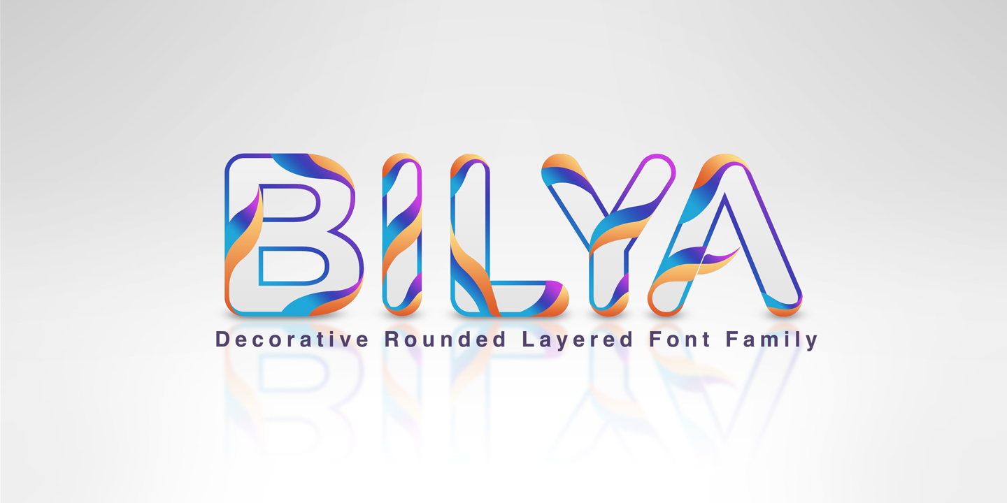 Example font Bilya Layered #1